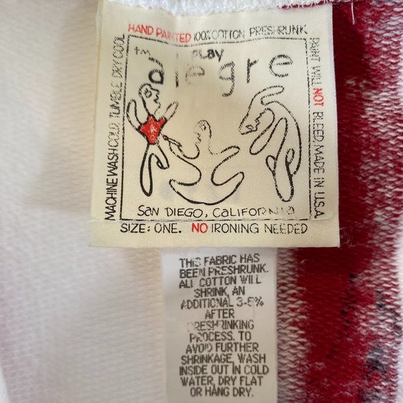 Play Alegre Nautical Print Ivory Long Sleeve Cardigan Sweater EUC Women One Size - Picture 3 of 14